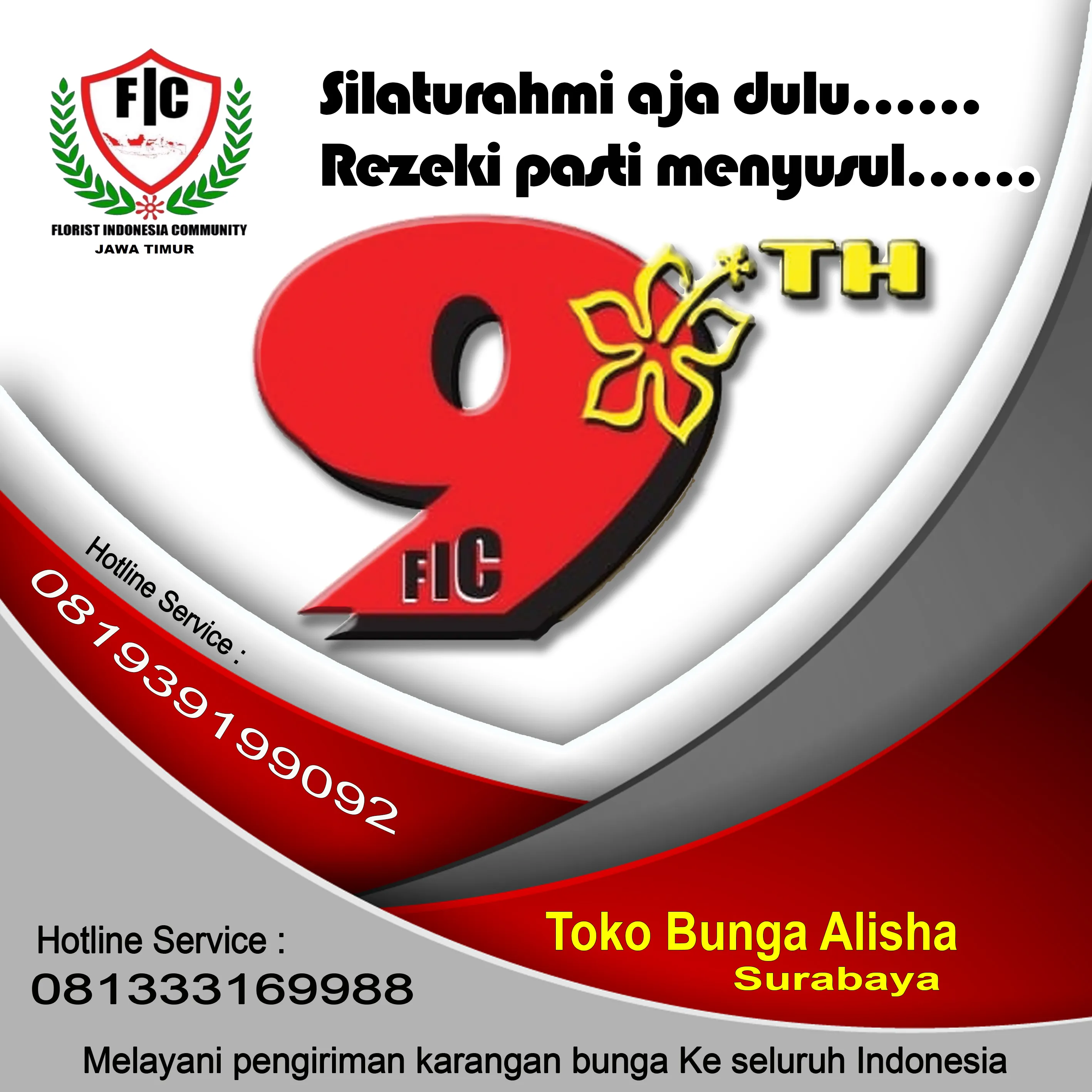 toko bunga alisha surabaya